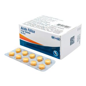 Ácido Fólico 5mg Tableta